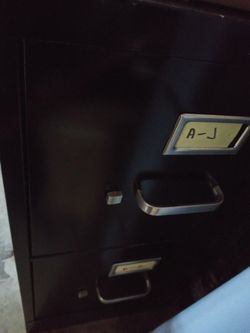 2 drawer file cabinet