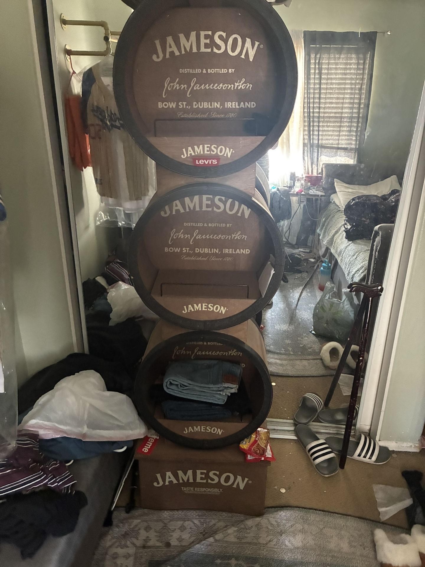Jameson Whiskey Barrel Stand
