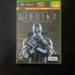 Title: The Chronicles of Riddick: Escape from Butcher Bay (OG Xbox) - CIB & Clean