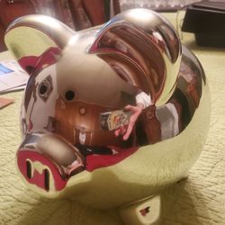 CHROME PIG BANK