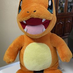 BUILD-A-BEAR CHARIZARD 15” Pokemon Charmander Orange Plush BaB 2017