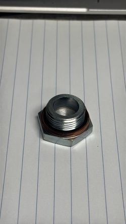 1928 Ford Model A oil pan drain lug