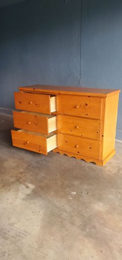 Big Wooden Dresser 65"×43'×21"