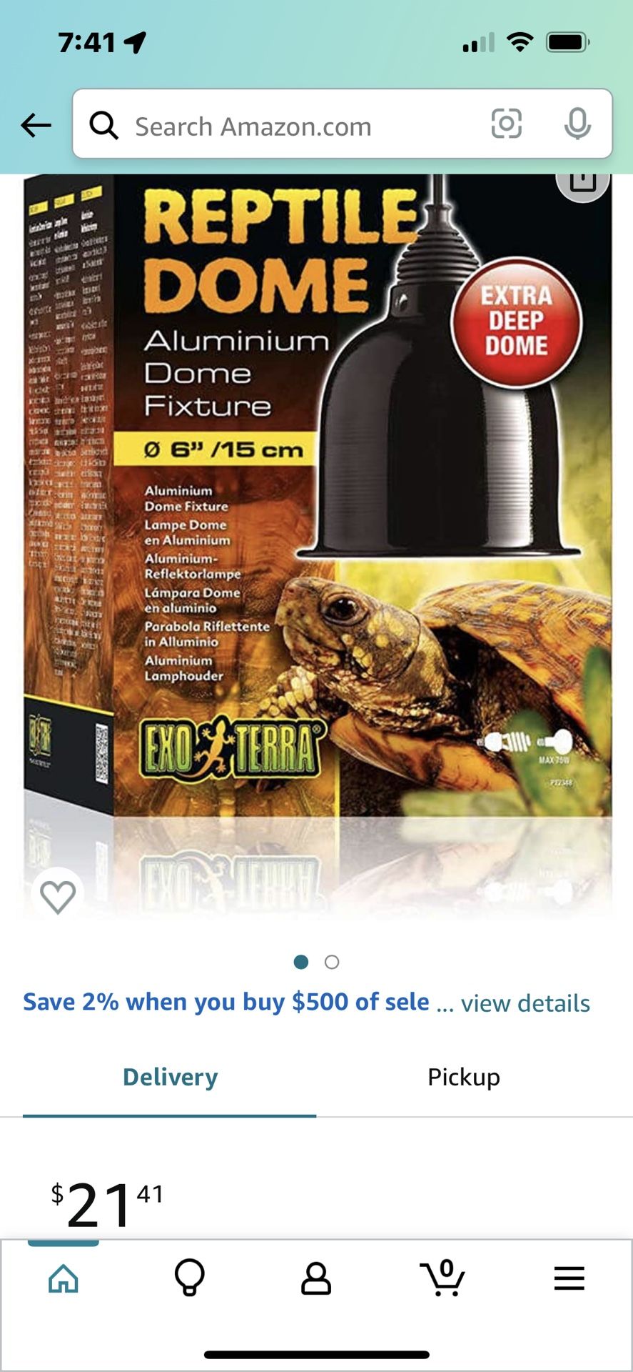 Exo Terra Reptile Dome Fixture