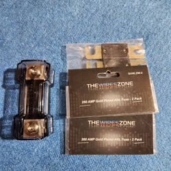 0 Gauge Fuse Hold And 1 Set Of Fuses 200 Or 250 