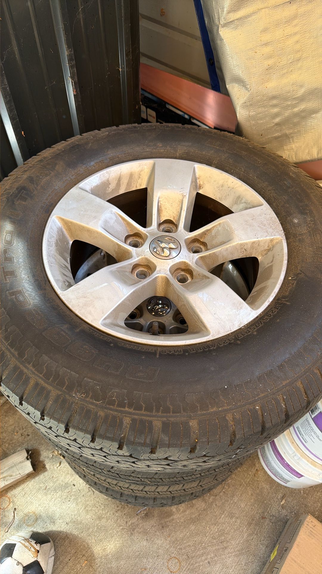 Dodge Ram Rims With Tires 245/75r17