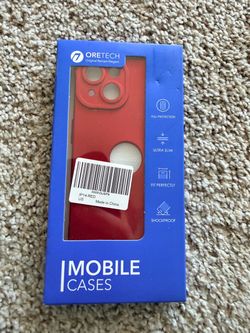 OreTech iPhone 14 Red Phone Case