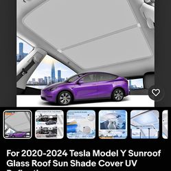 Tesla sunroof shade