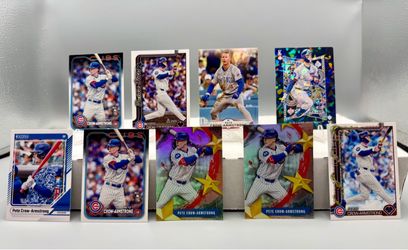 Lot of 9 Pete Crow Armstrong Baseball Cards