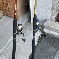 (2) Fishing Poles 