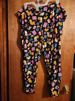 Terra sky Corgi Print Leggings