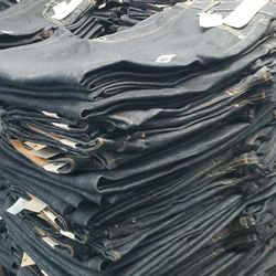 Levis Indigo Black Gold Stitching 