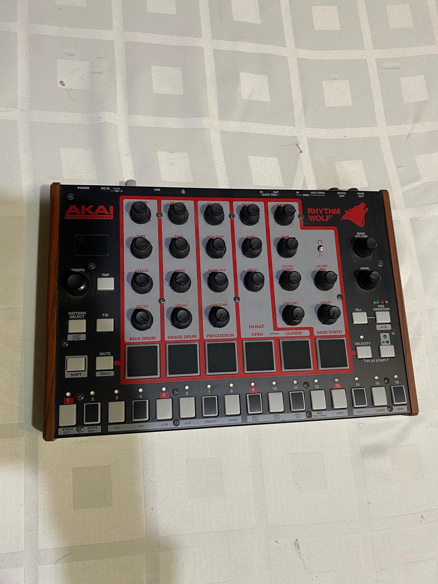 Akai Rhythm Wolf Analog Drum Machine And Bass Synthesizer