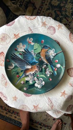1986 The Bluebird by Kevin Daniel Collectors Plate