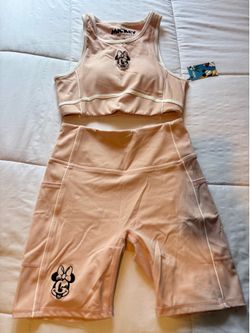 Sports bra/Biker short set