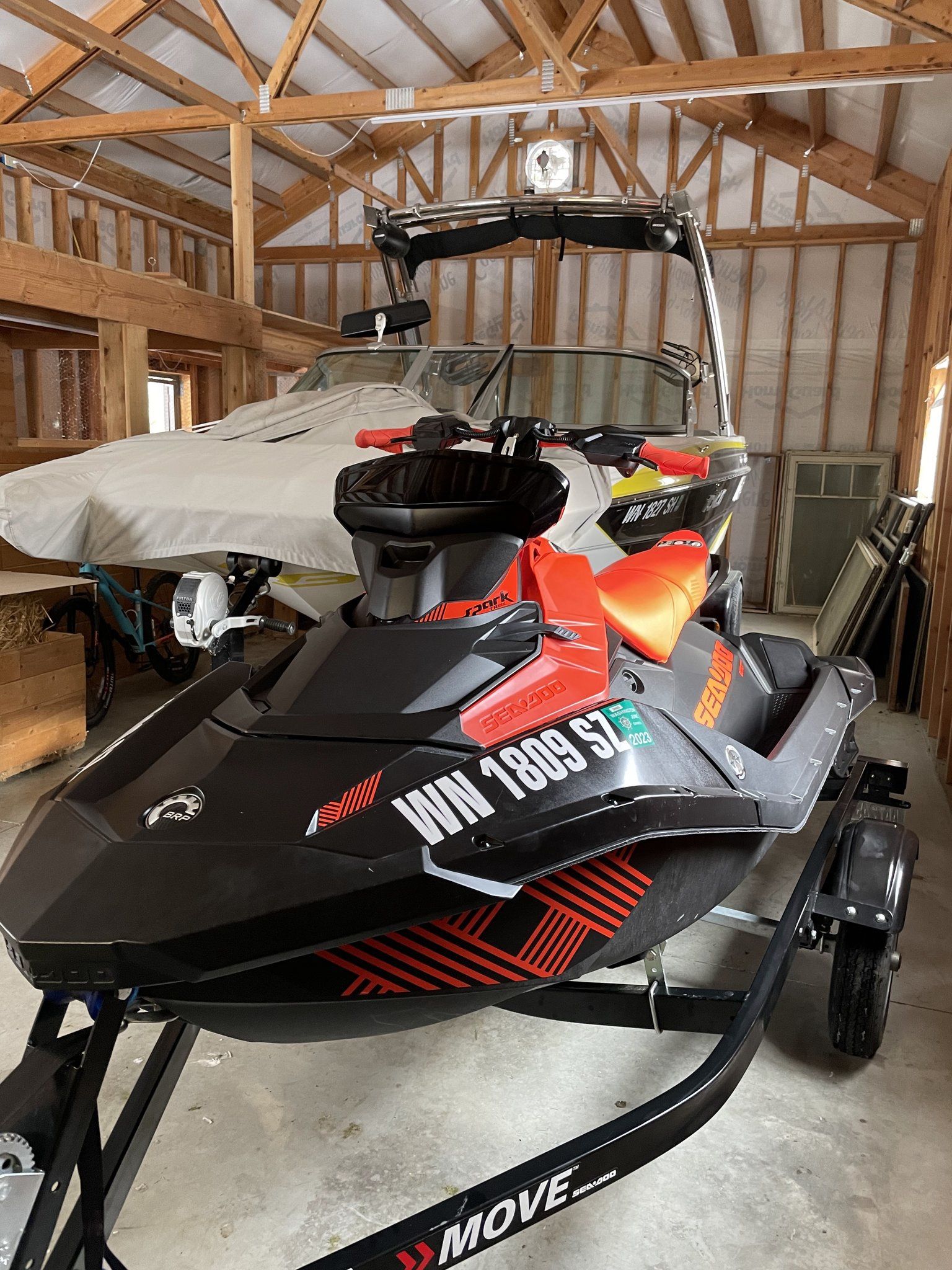 2021 Spark Trixx 3U Jet Ski And Trailer $9200