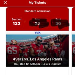 49ers vs Rams Thursday Night Football Dec 12 24