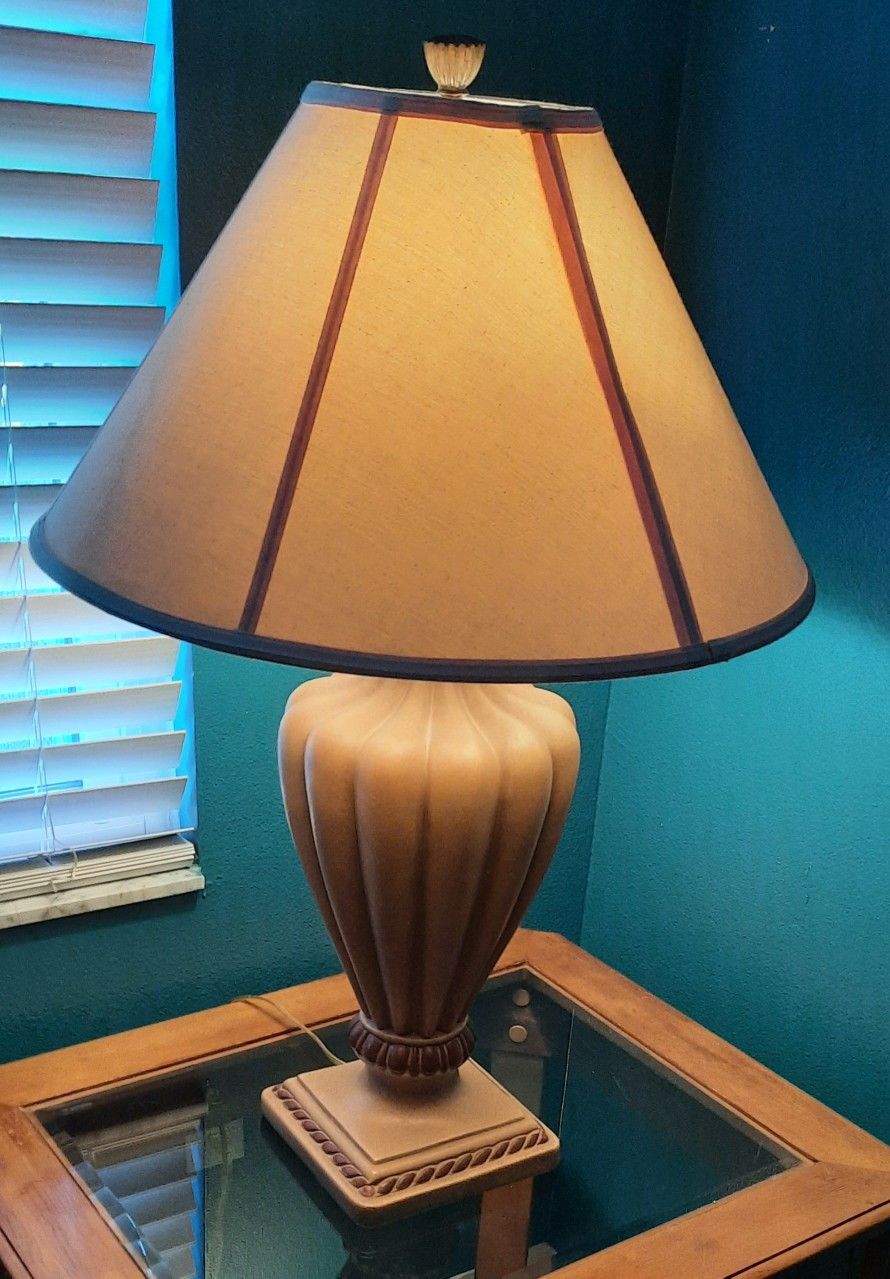 Table and Lamps for Sale
