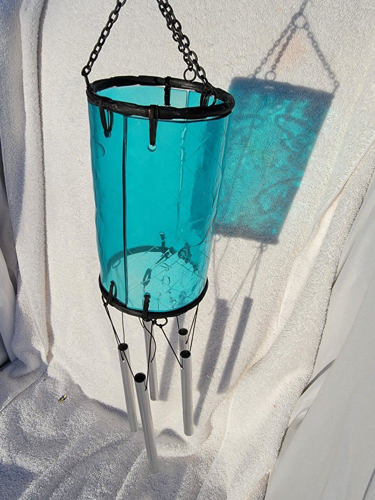 Wind-chime Glass Turquoise  