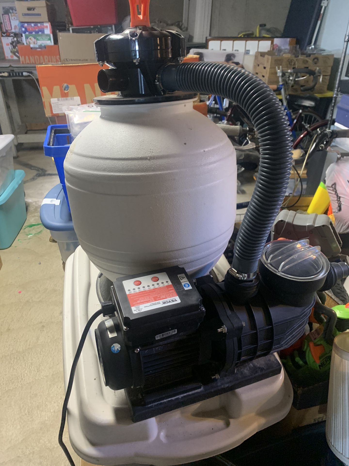  Vevor 3/4 Hp Sand Filter For Pool