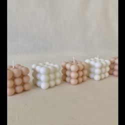 Homemade Bubble Candles 