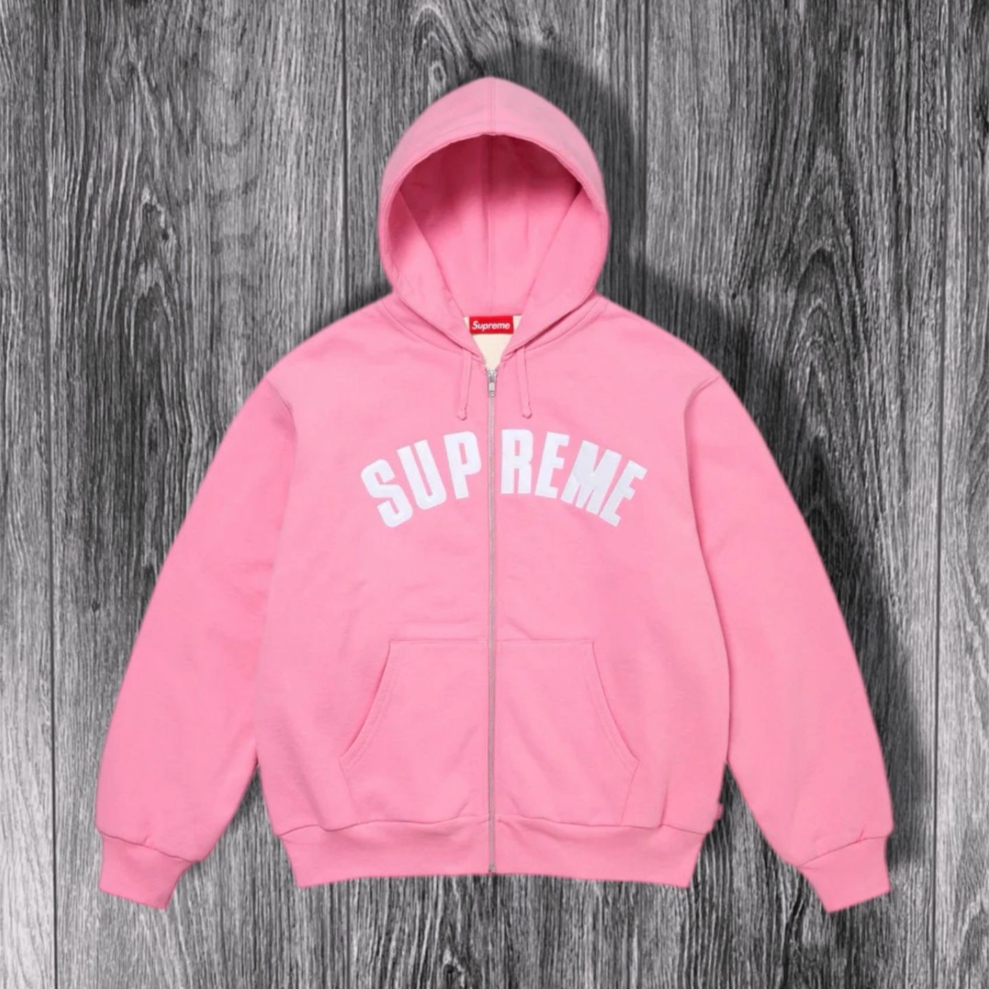 Supreme Arc Thermal Lined Zip Up Hooded Sweatshirt 