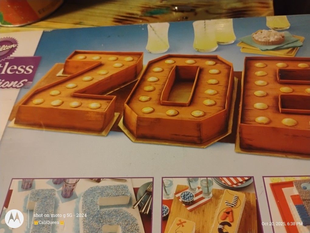 Cake  Letters & Numbers Maker 