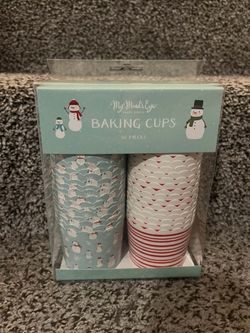 Christmas baking cups