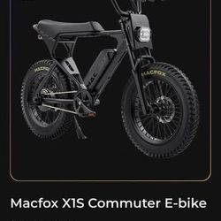 Mac-fox X1S Commuter E-Bike, Brand New