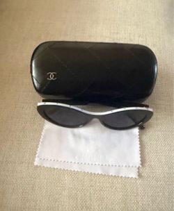Chanel Black Sunglasses with Case