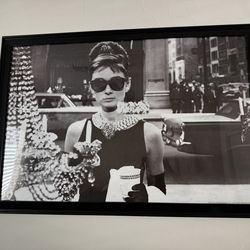 Audrey Hepburn wall art