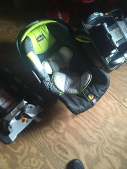 Chico car seat with 3 bases and stroller