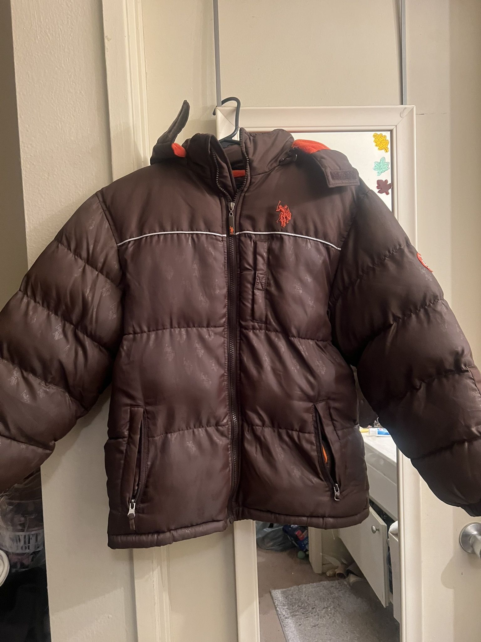 Brown POLO ASSN. Bomber Jacket 