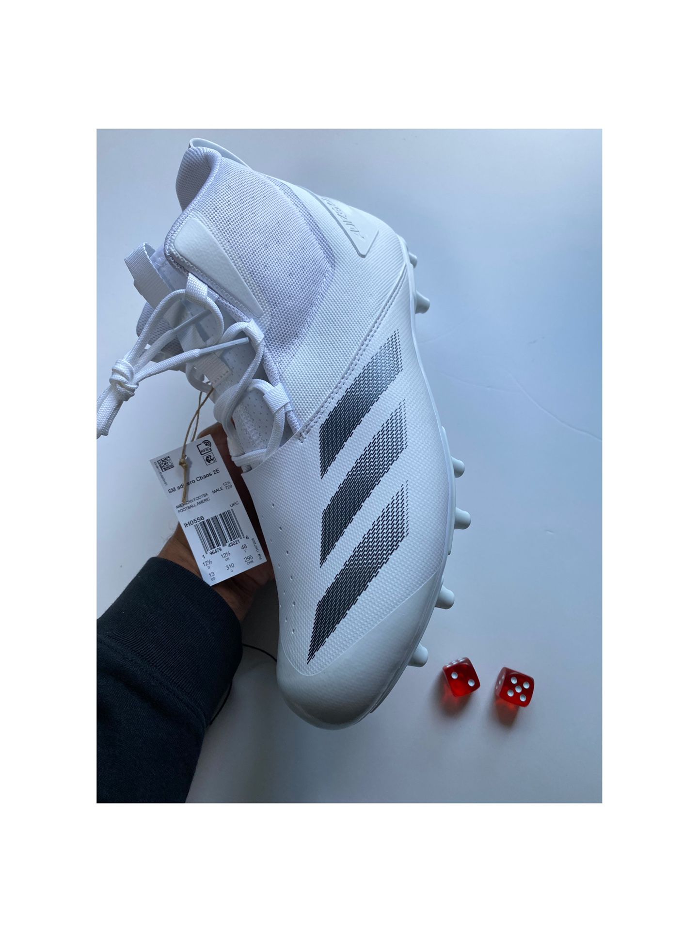 adidas SM ADIZERO Chaos 2E Football- Lineman Cleats men’s sz 13 NEW NO BOX!