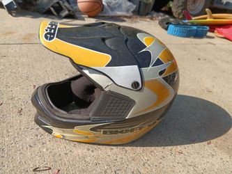 Bleffe Motorcycle Helmet Black & Yellow GR 1400 XX Large