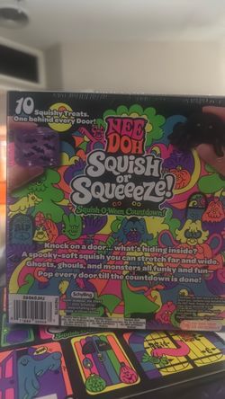 Needoh squish or squeeze squish o ween countdown