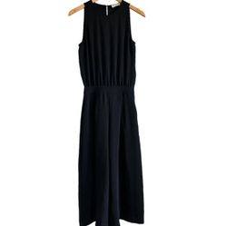 ARITZIA Babaton Black Sleevless Wide Leg Jumpsuit SZ 0 