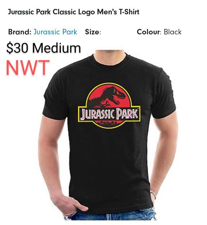 Vintage 90's Jurassic Park Medium T-Shirt