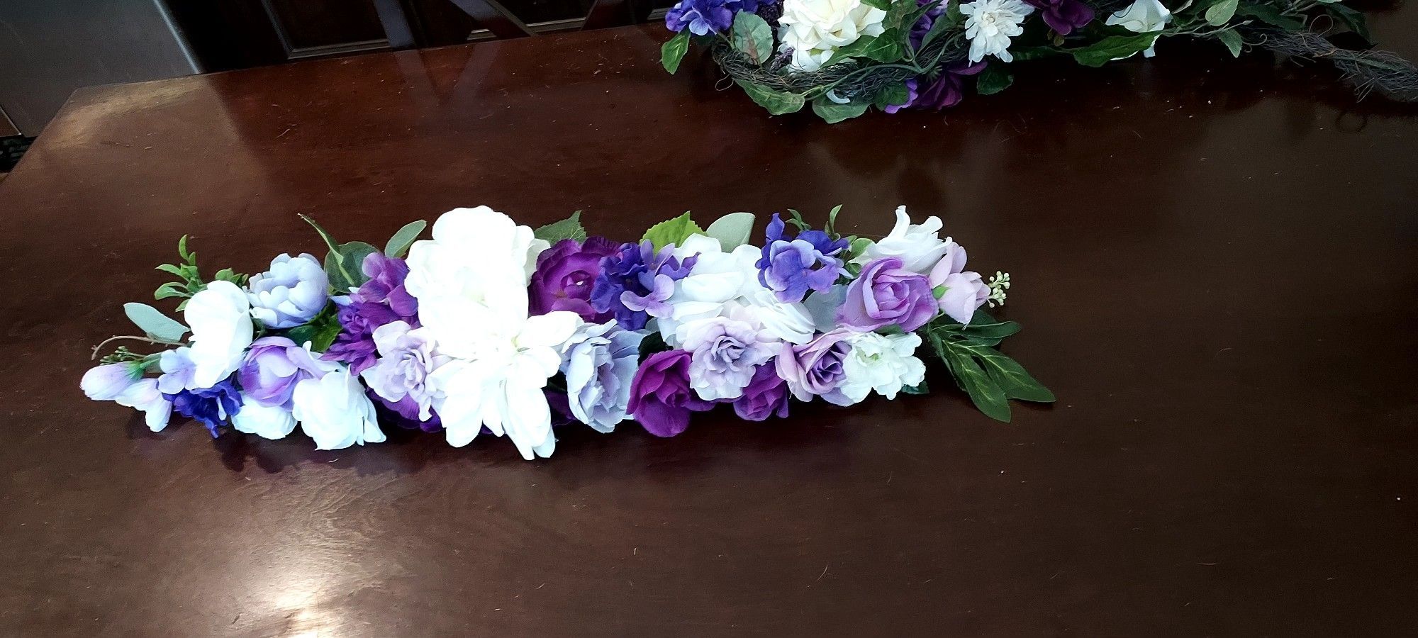 New Wedding Backdrop Swag Purple