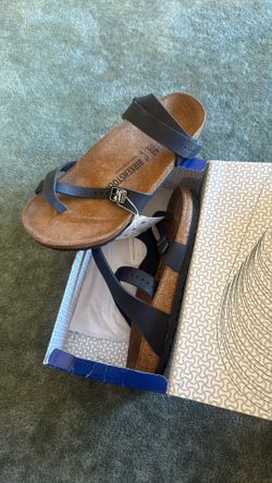 Birkenstock Yara Black Oiled Leather - Size 42 Regular Width