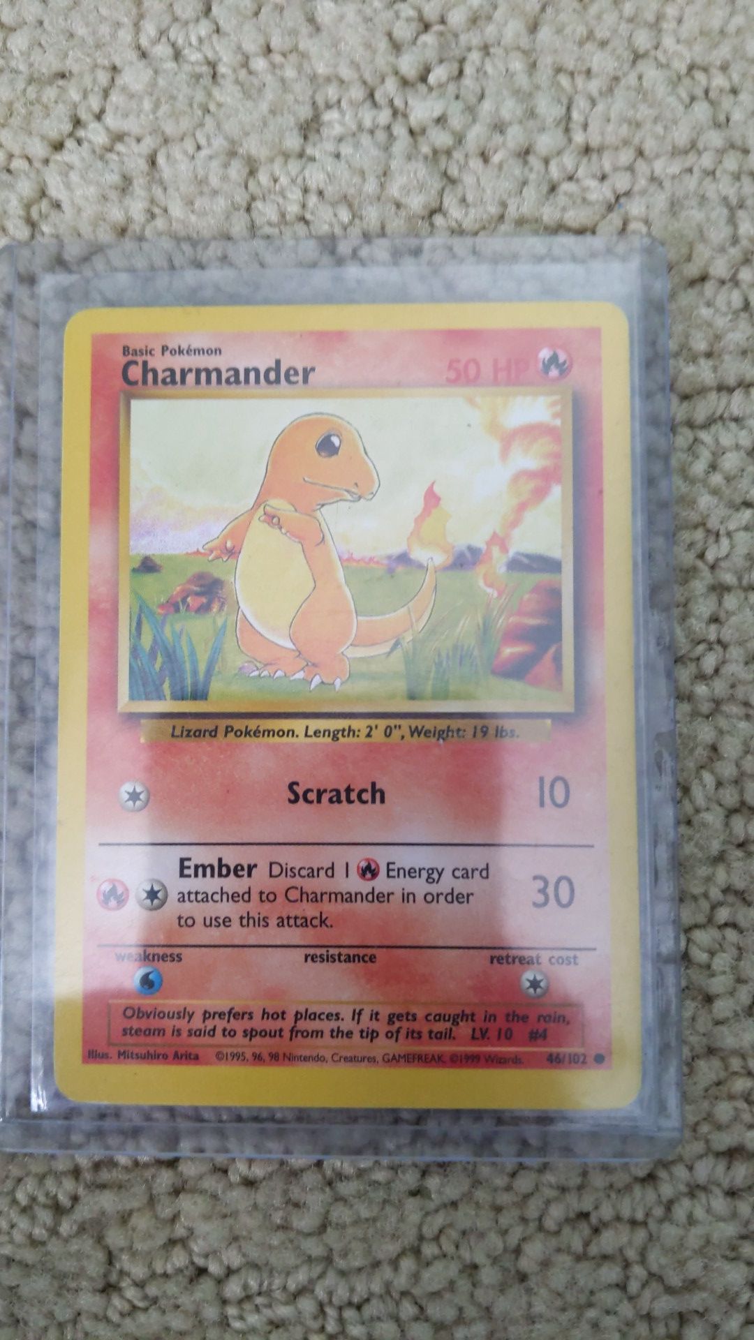 Charmander Pokemon card