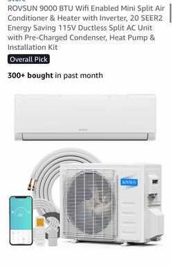 Mini split 110v 9,000 btu
