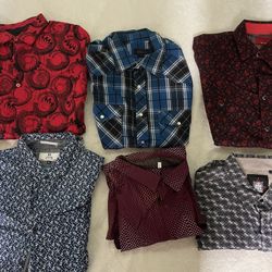 Men’s dress shirt lot 