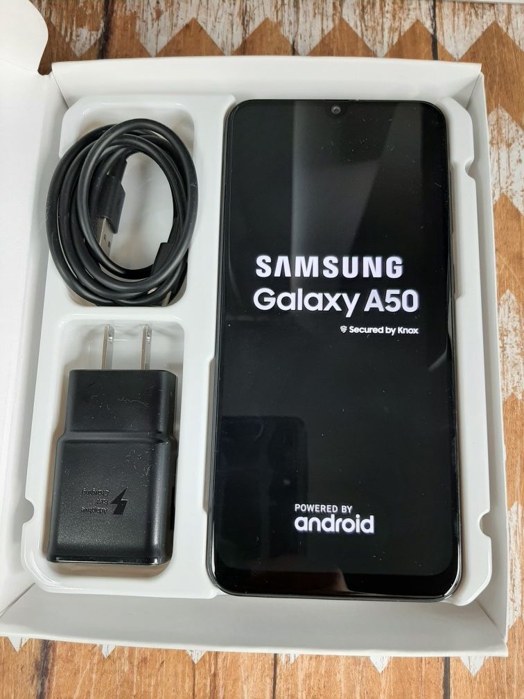 Samsung Galaxy A50 - Factory Unlocked for At&t, T-Mobile, Verizon, Sprint, Metro PCS, Cricket, H20, Lyca, Ultra, International