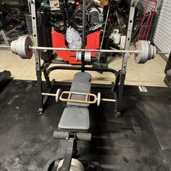 Squat Rack/bench/weights