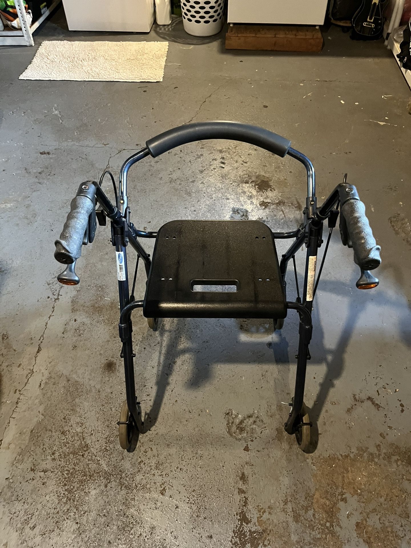 NOVA GetGo Classic Rollator Walker Blue - 300 Lbs Capacity