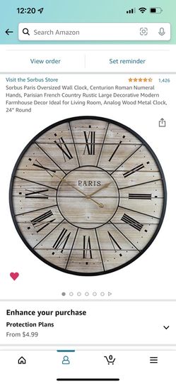 24in Wall Clock 