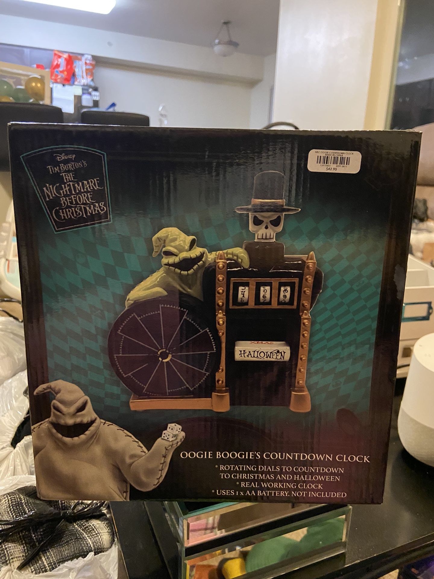 nightmare before christmas countdown clock