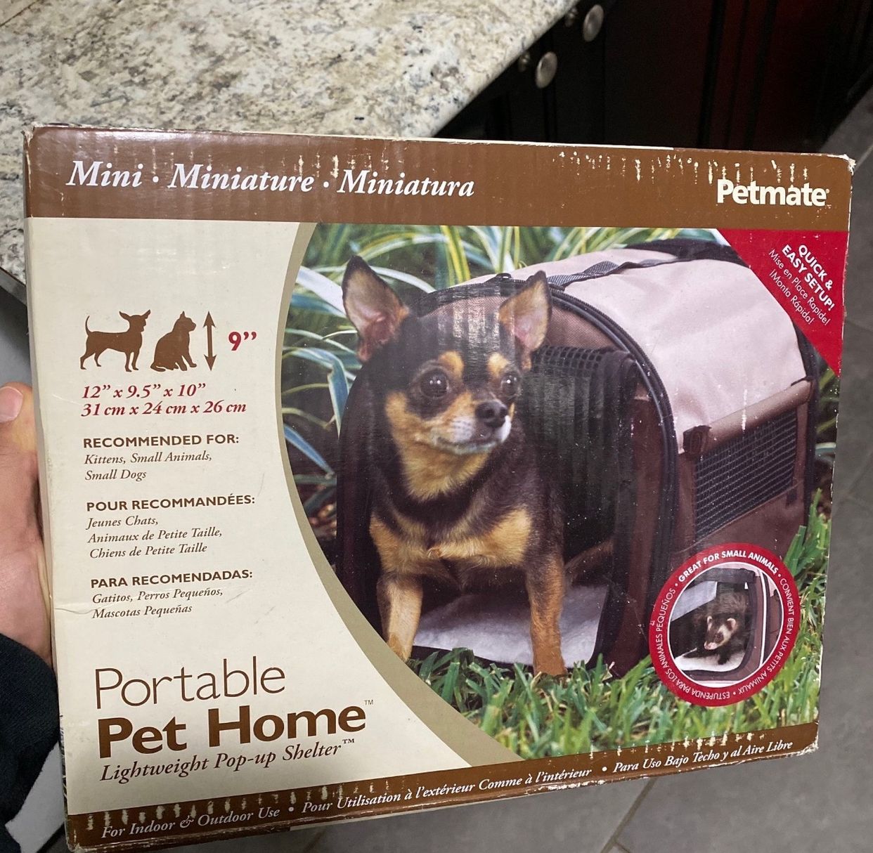 Portable Pet Home / Cage For Small Animals | Dogs/kittens | Petmate
