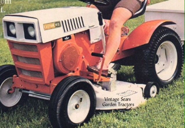 71' SEARS VINT(price drop) VINTAGE 71' SEARS 10XL /Garden Tractor (1) Owner ~ NICE